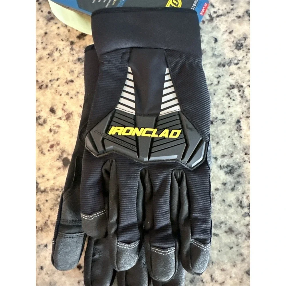 New Ironclad CCG2-06-XXL Cold Condition XXL Synthetic Leather Black Work Gloves